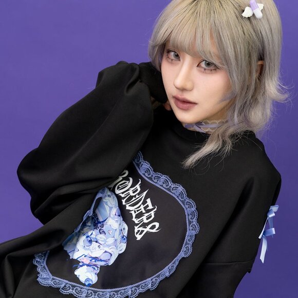 ACDC RAG - Love Punk Rebellious Oversized Pullover - Picture 6 of 8